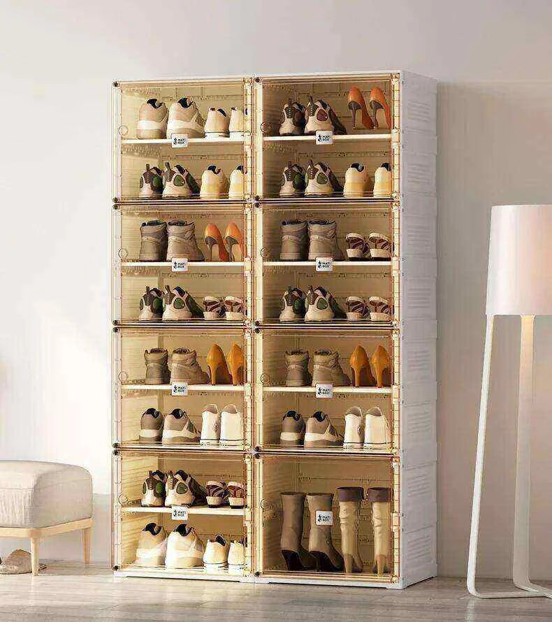 4 Layer Foldable Shoe Rack-Organizer