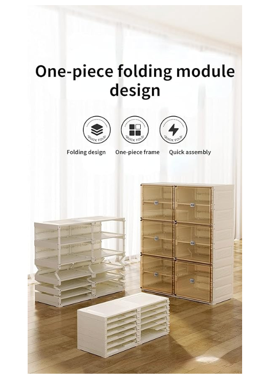 4 Layer Foldable Shoe Rack-Organizer